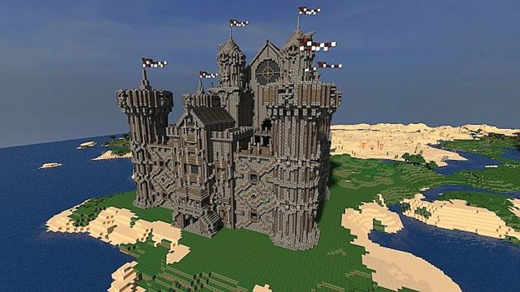 Medieval castle screenshot Minecraft