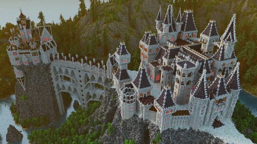 Dracula castle screenshot Minecraft