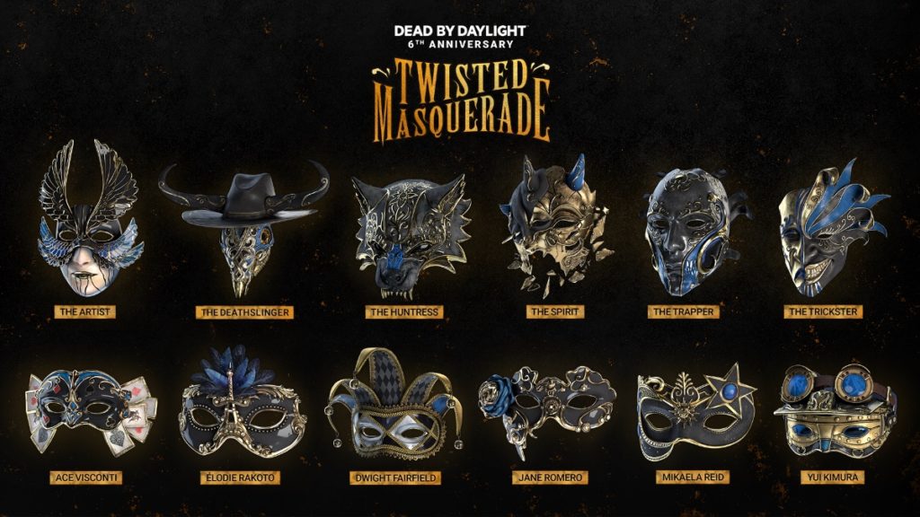 Dead by Daylight Masquerade masks