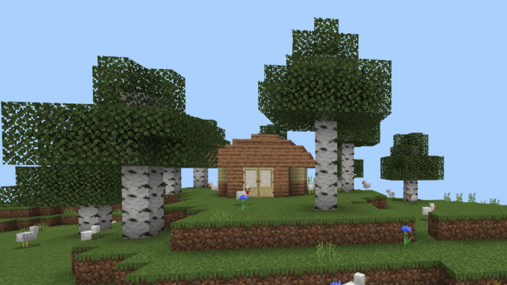 Minecraft Birch Forest Cottage