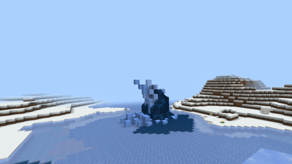 Minecraft Ice Volcano