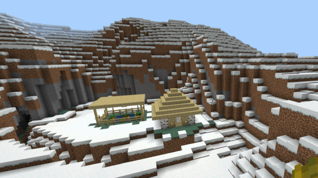 Minecraft Snow Biome Farmhouse