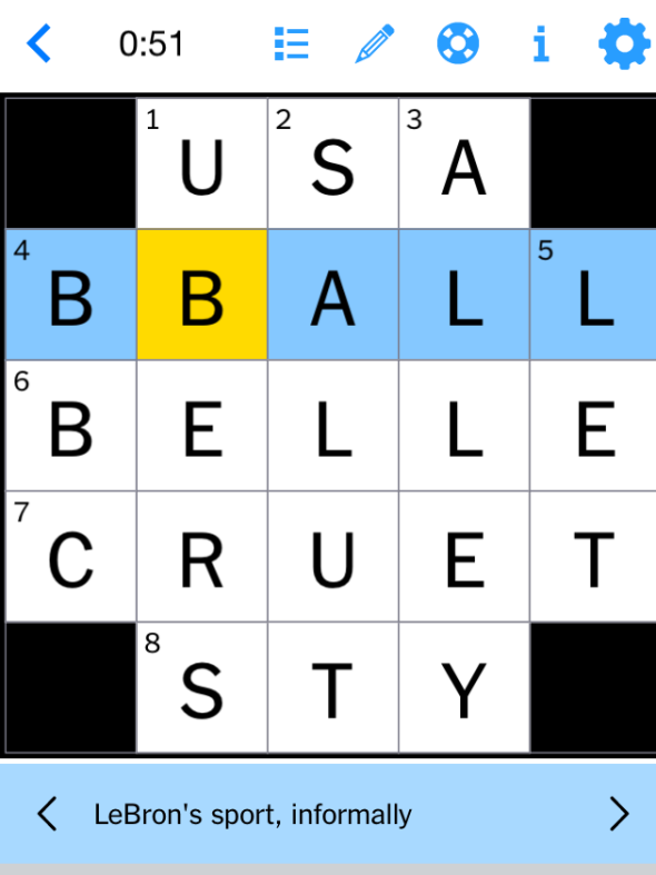 NYT Mini Crossword Answers(2023년 4월) GAMINGDEPUTY KOREA