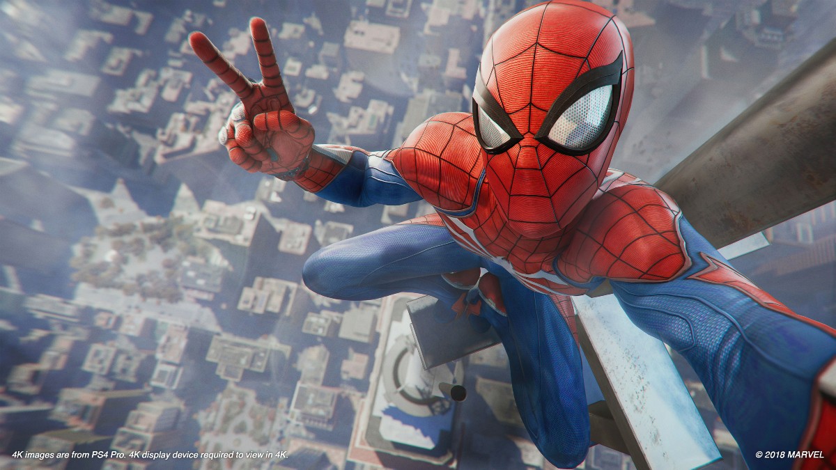 Spiderman: Remastered photo mode screenshot