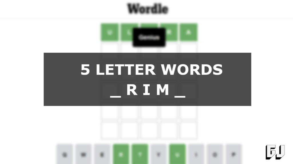 5 Letter Words With Rim In The Middle