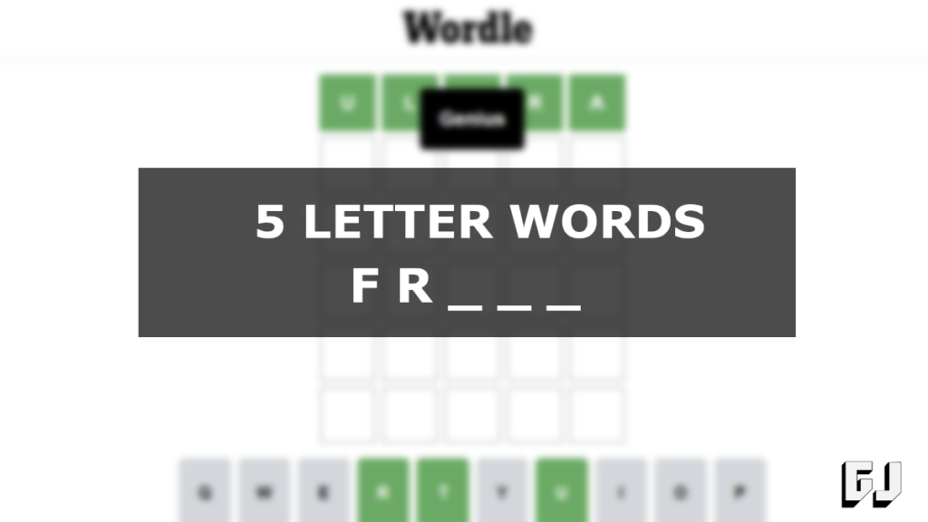 5 letter words starting with fera