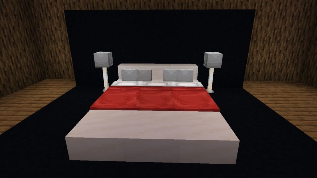 Minecraft Modern bed. 