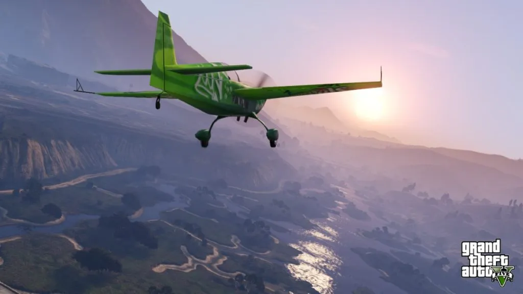GTA Online connection issues screenshot of plane