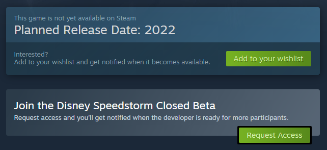 Disney Speedstorm Closed Beta