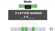 5 Letter Words With VE In The Middle Wordle Guides Gamer Journalist