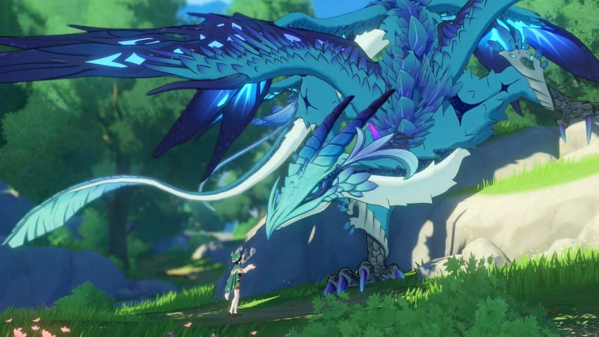 Blue Dragon in Genshin Impact