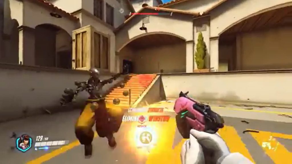 D.Va In-Game Combat Screenshot