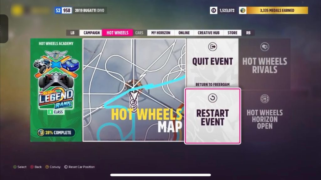 FH5 Main Menu