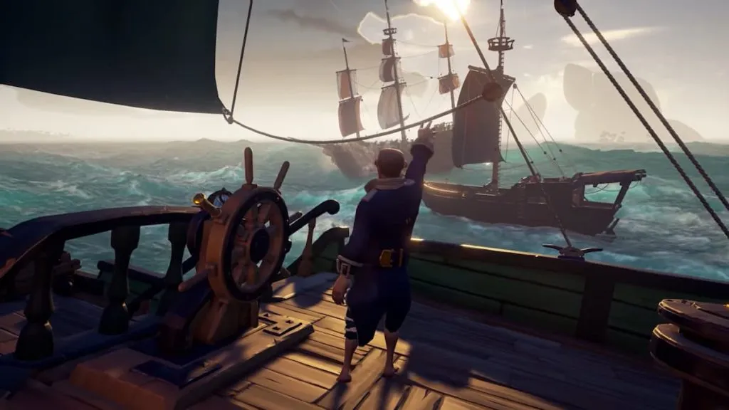 Waving at Other Players in Sea of Thieves