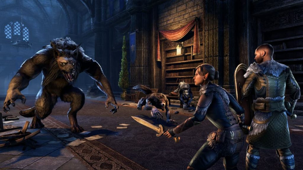 Werewolf Battle in The Elder Scrolls Online