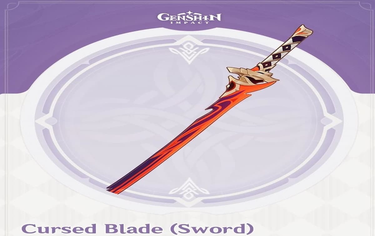 How to Unlock Cursed Blade (4-Star Sword) in Genshin Impact - Gamer ...