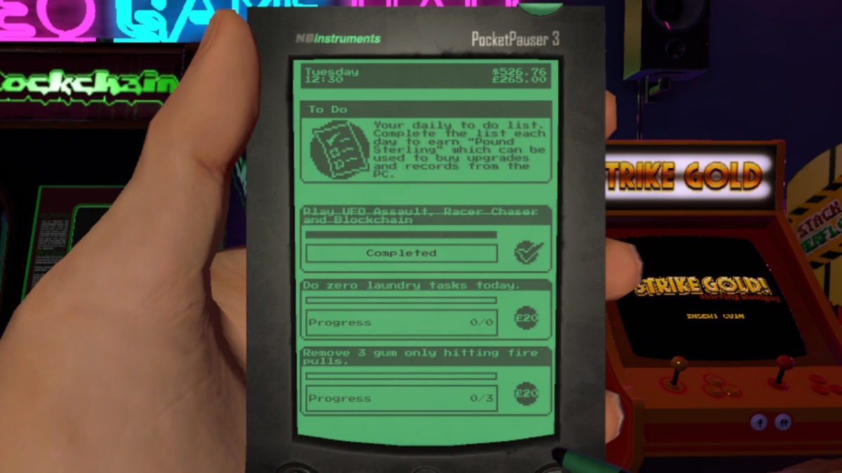 What Are ToDos in Arcade Paradise? Gamer Journalist