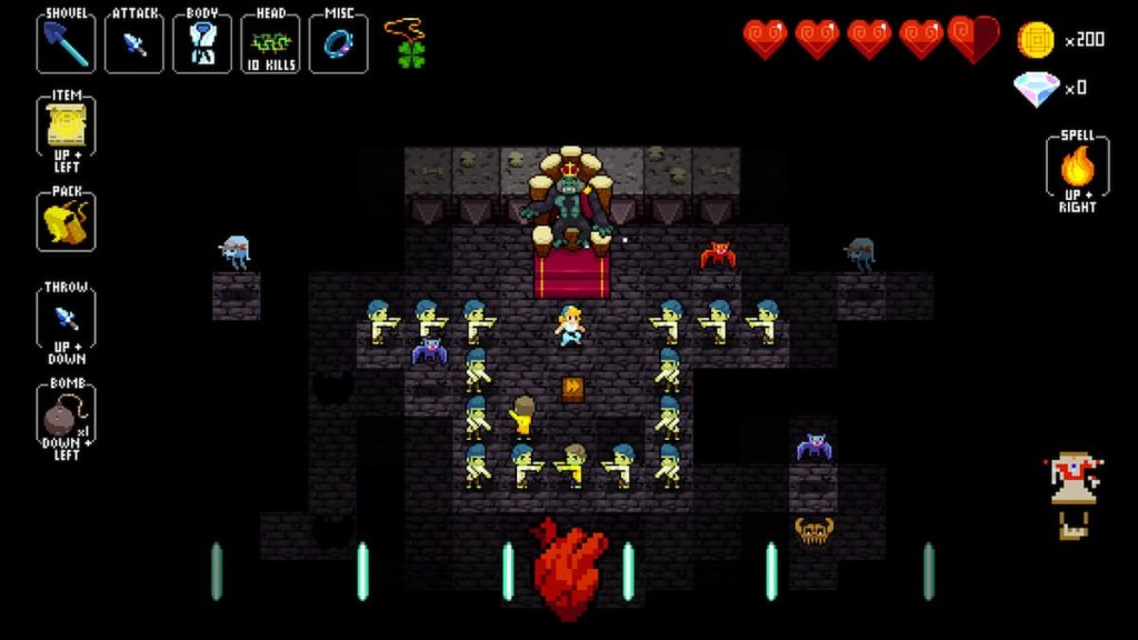 Boss Room in Crypt of the Necrodancer