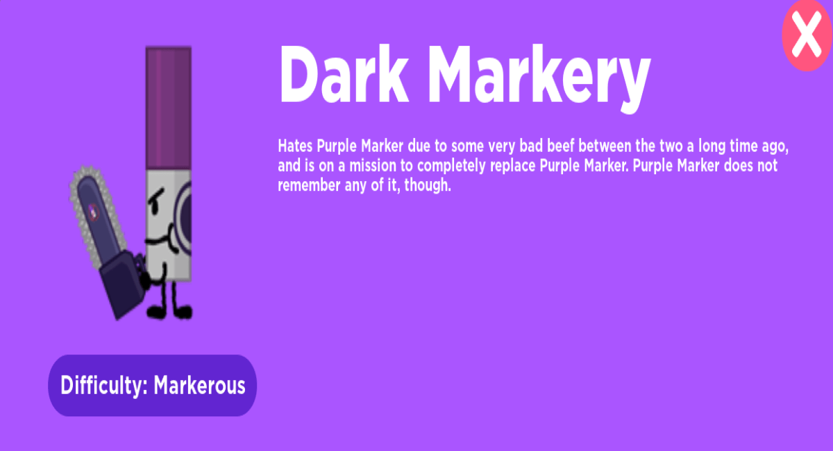 Dark Markery index page in Find the Markers