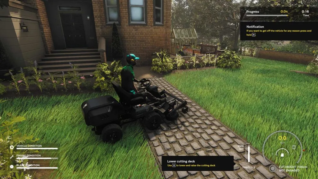 Lawn Mower Simulator contract mission