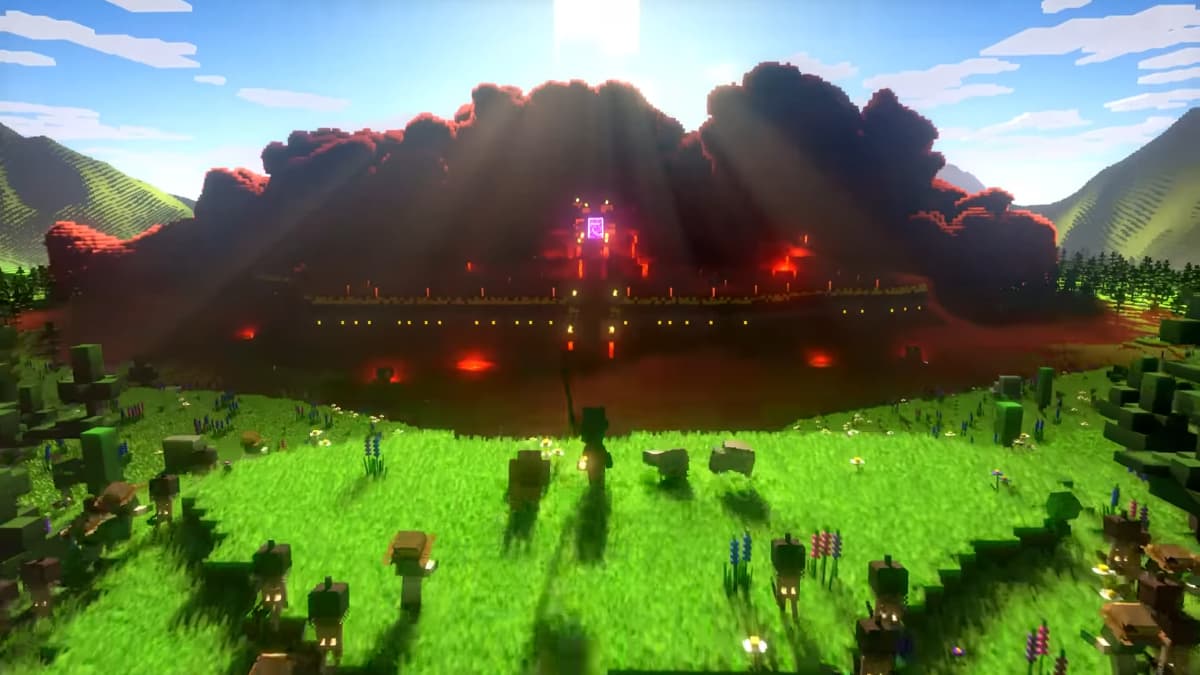 Minecraft legends trailer snapshot