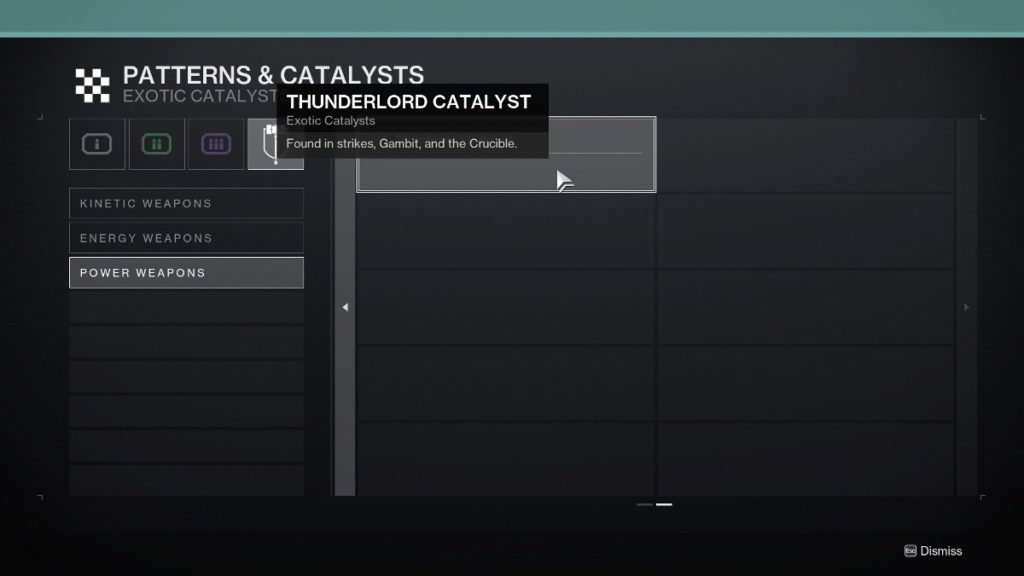 Destiny 2 how to get the Thunderlord catalyst