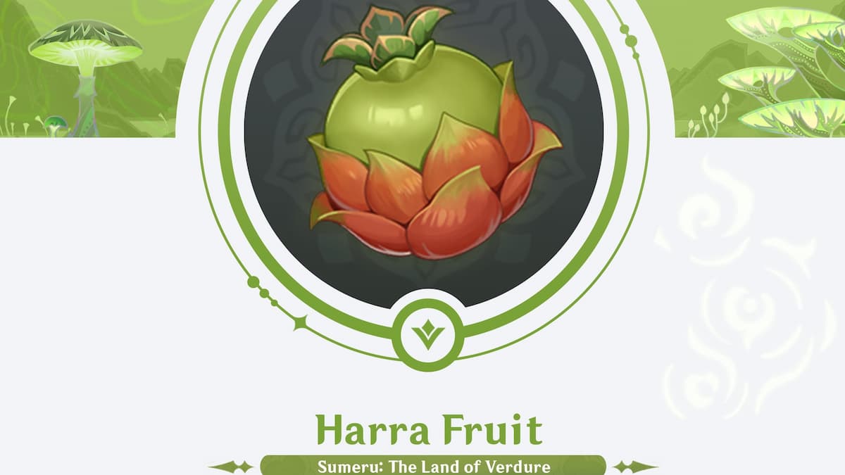 new harra fruit from genshin imparct