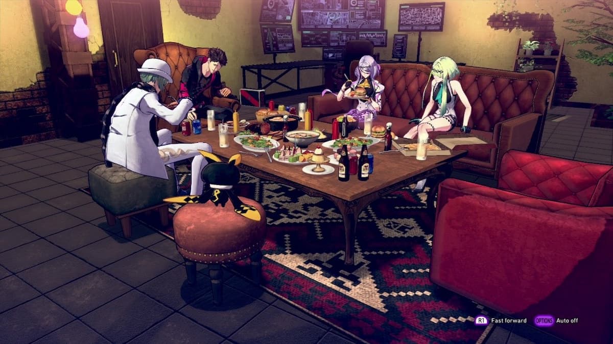 Soul Hackers 2 eating imae