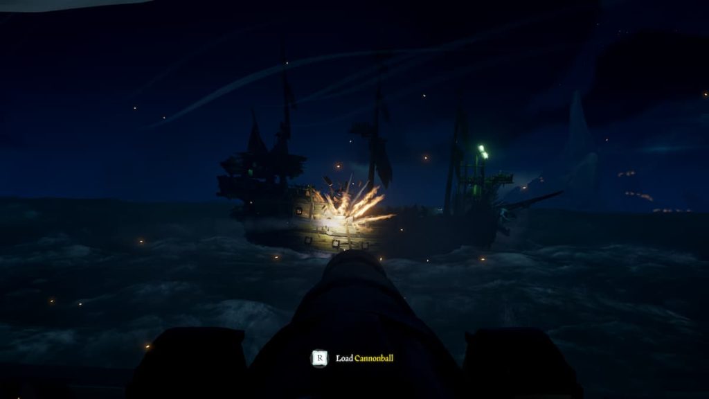 skeleton crew fight in sea of thieves