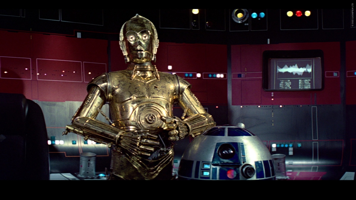 C-3PO & R2-D2 in the Deathstar