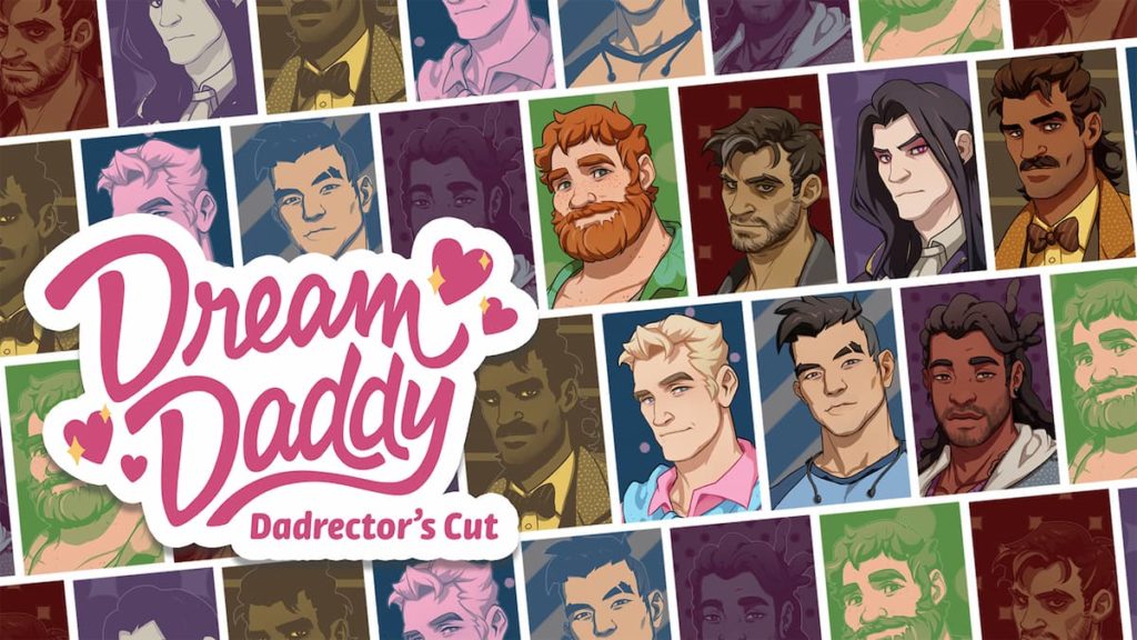 Dream Daddy Dadrector's Cut Title Screen Artwork