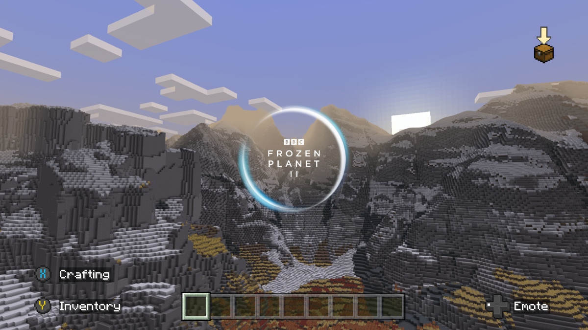 Minecraft Frozen Planet II Title