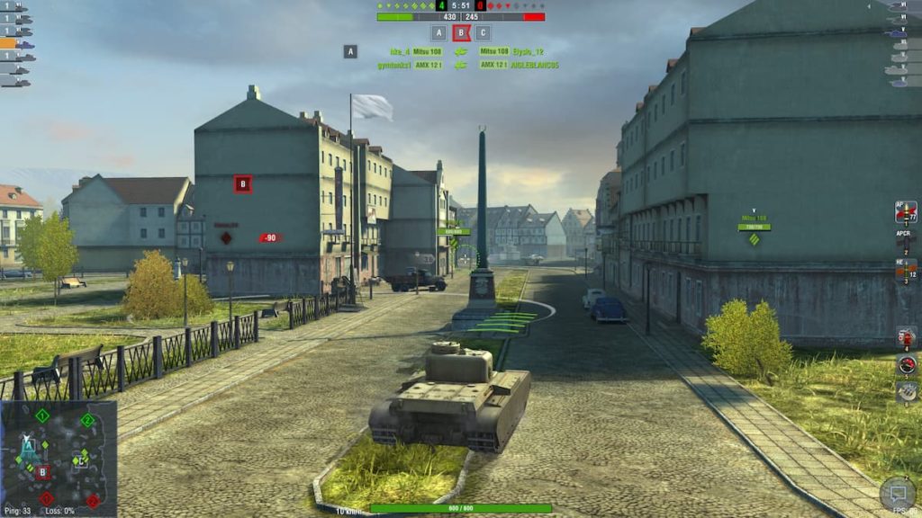 Realistic battles in World of tanks blitz