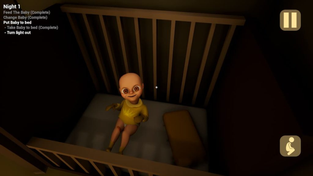The Baby in Yellow in a Crib Screenshot