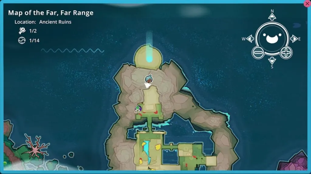 ancient temple map in slime rancher
