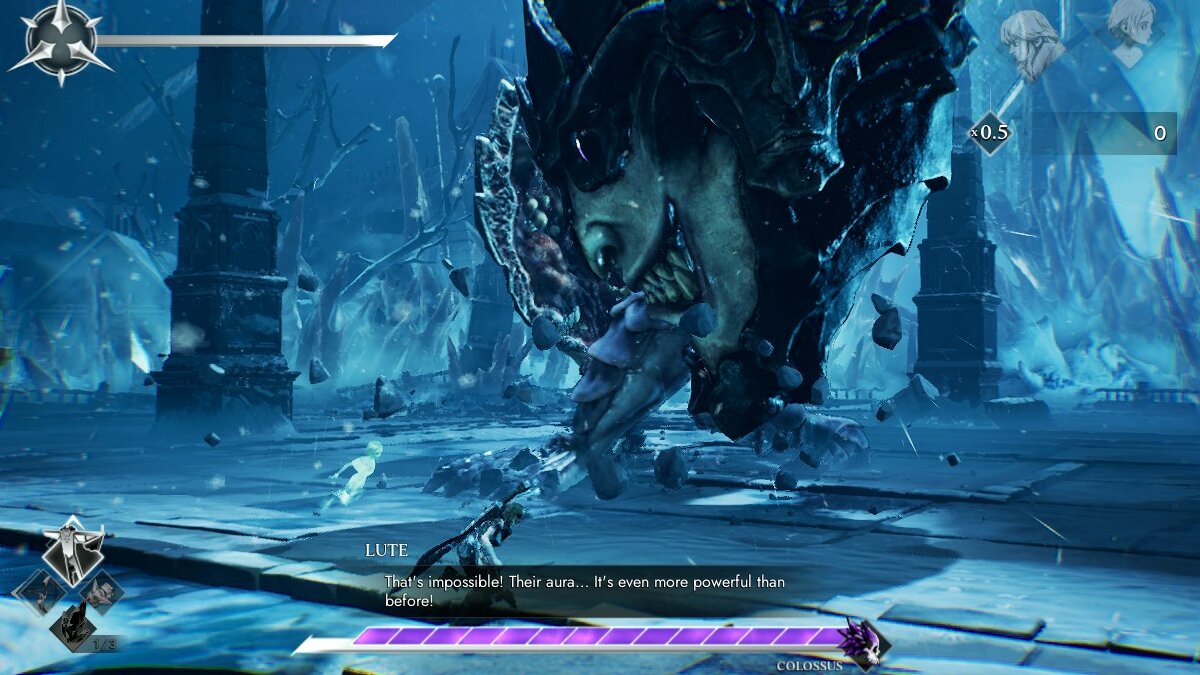 Colossus boss in Soulstice