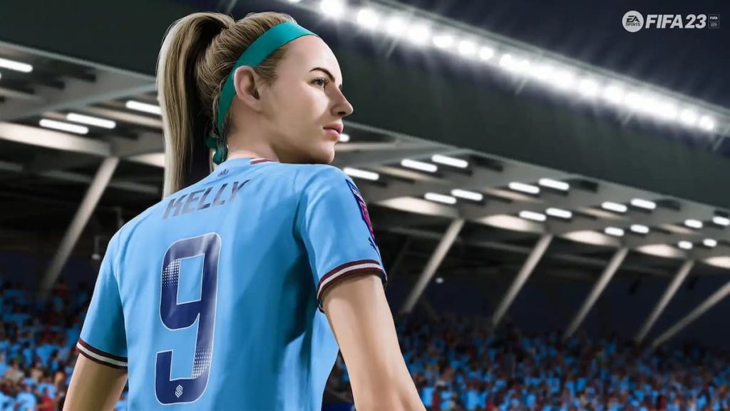 fifa 23 screenshot of man city women player