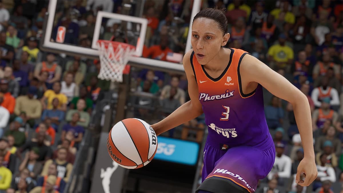 nba 2k23 screenshot of WNBA phoenix mercury player