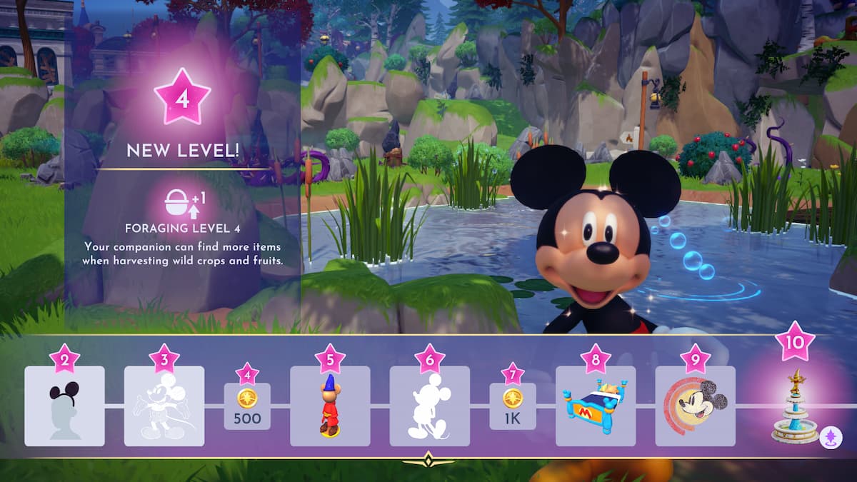 new friend level in Disney Dreamlight Valley