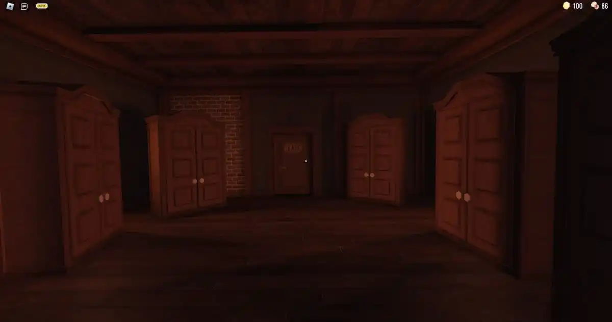 DOORS  TURN AROUND Halt Chase (Gameplay) 