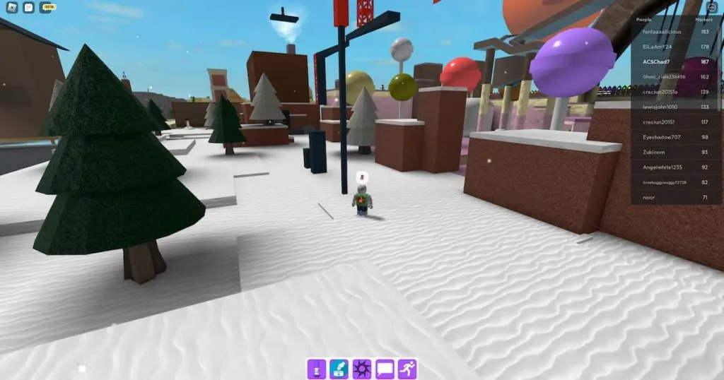 snow biome in find the markers