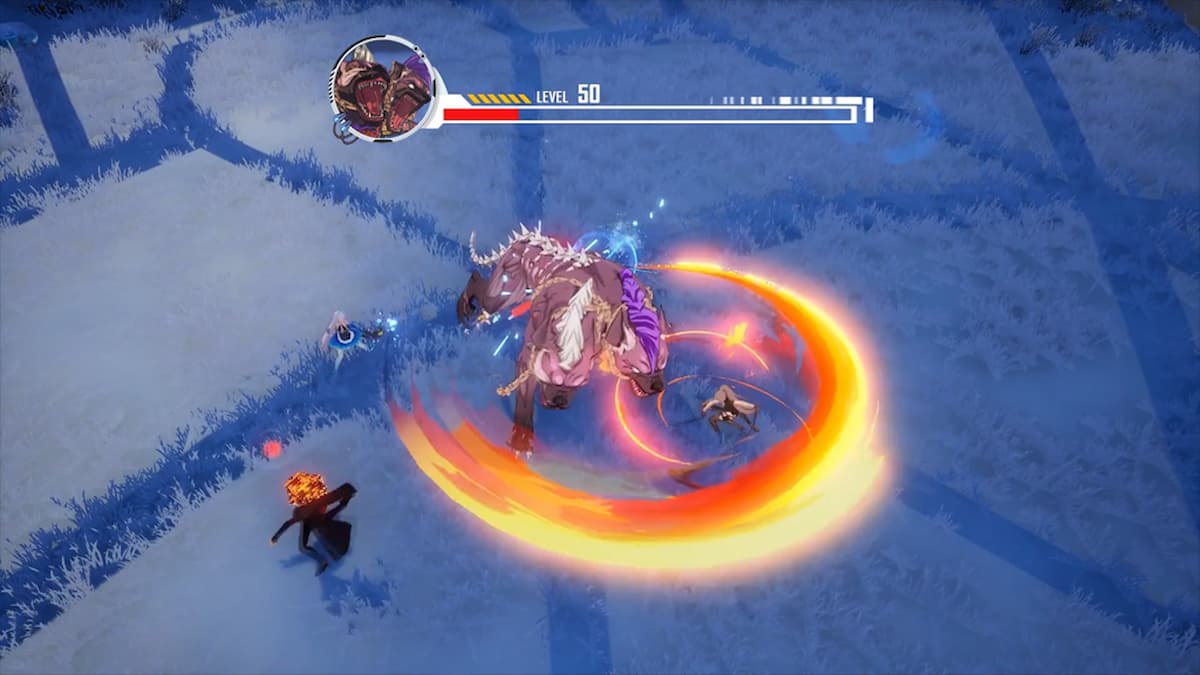 Combat Screenshot in Tower of Fantasy
