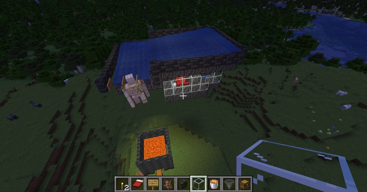 Iron farm in Minecraft