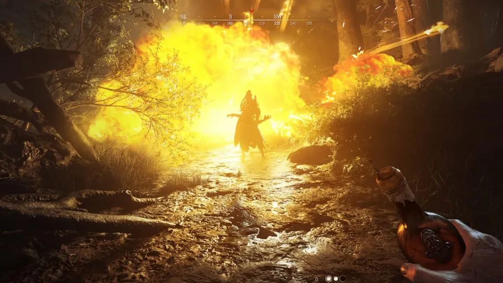 Lighting Monsters on Fire in Hunt Showdown