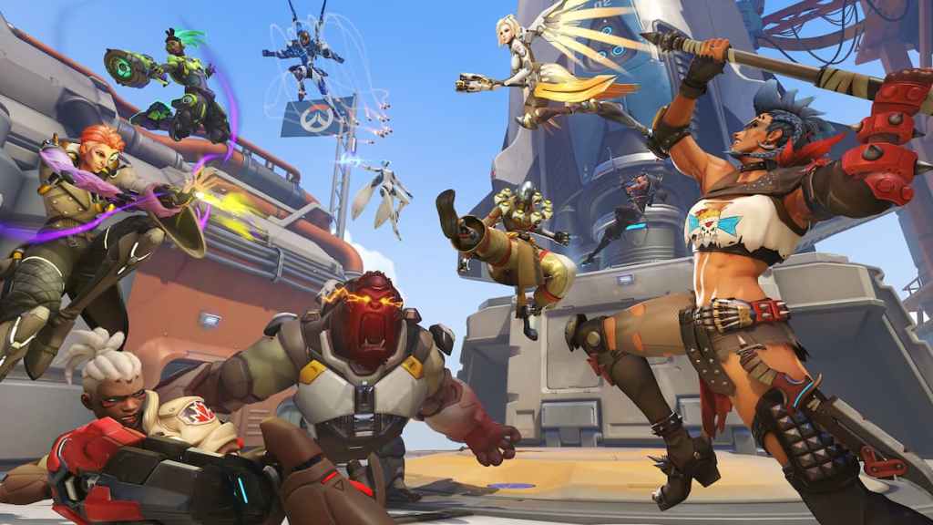 Overwatch 2 characters in its trailer thumbnail