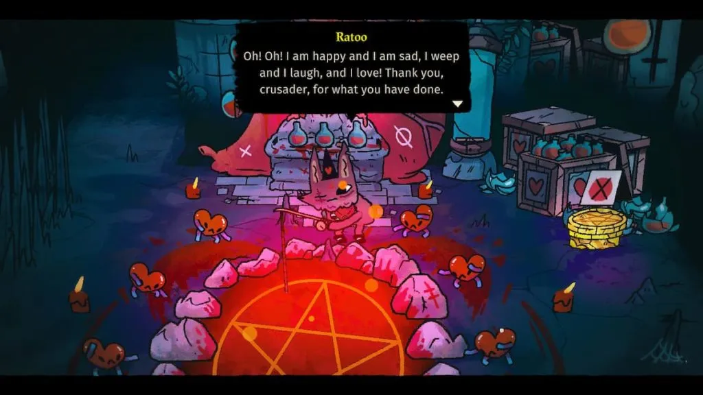 Thankful Ratoo in Cult of the Lamb