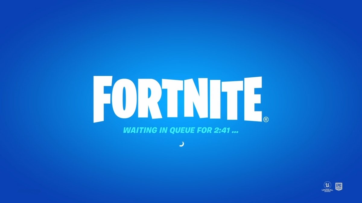 Waiting in Queue before match in Fortnite