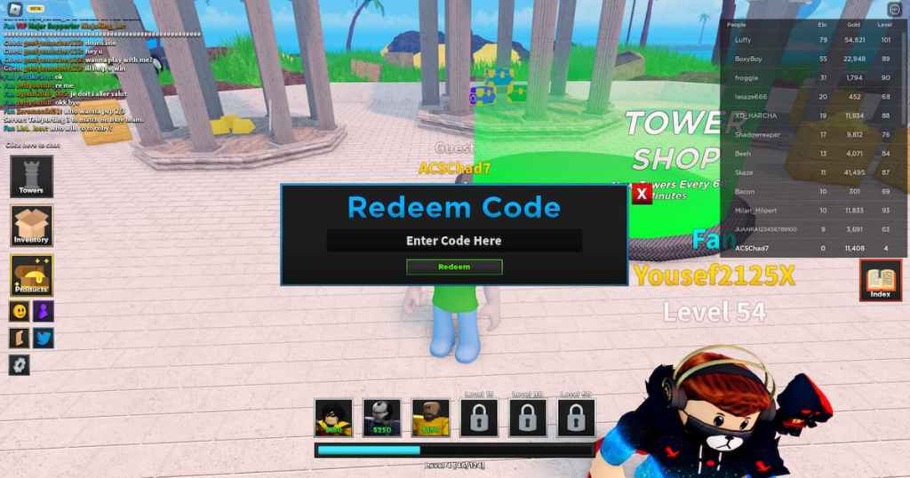 Roblox Ultimate Tower Defense Codes