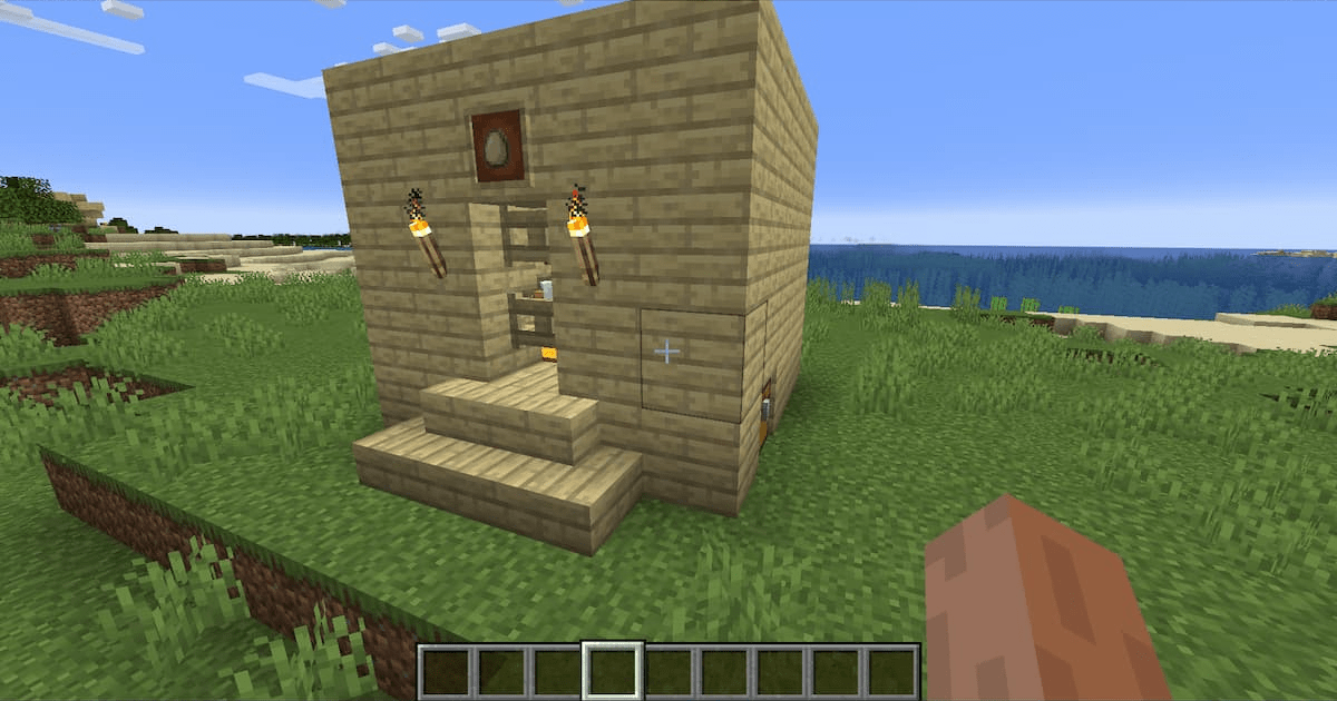 egg farm in Minecraft