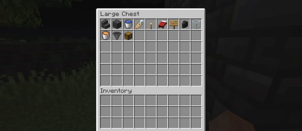 ingredients in Minecraft